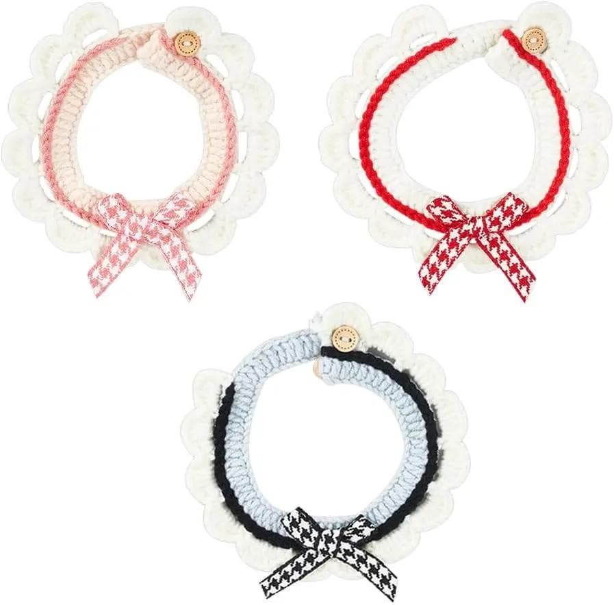 Jatmira Cat Knitt Wool with Bow Tie Collar